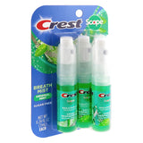 Crest Scope emballage-menthe-design : emballage raffiné et facile à reconnaître.