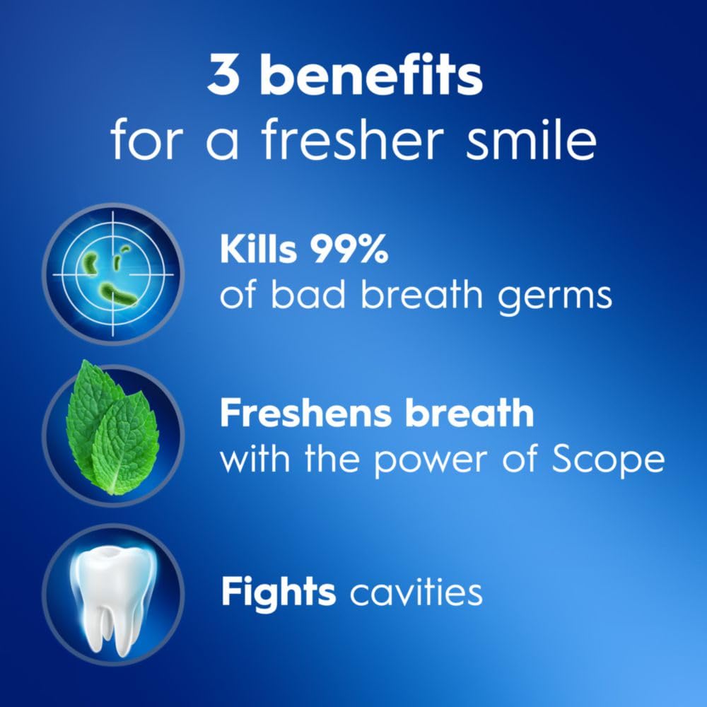 Tubes Crest dentifrice menthe en pack triple, hygiène buccale pratique.