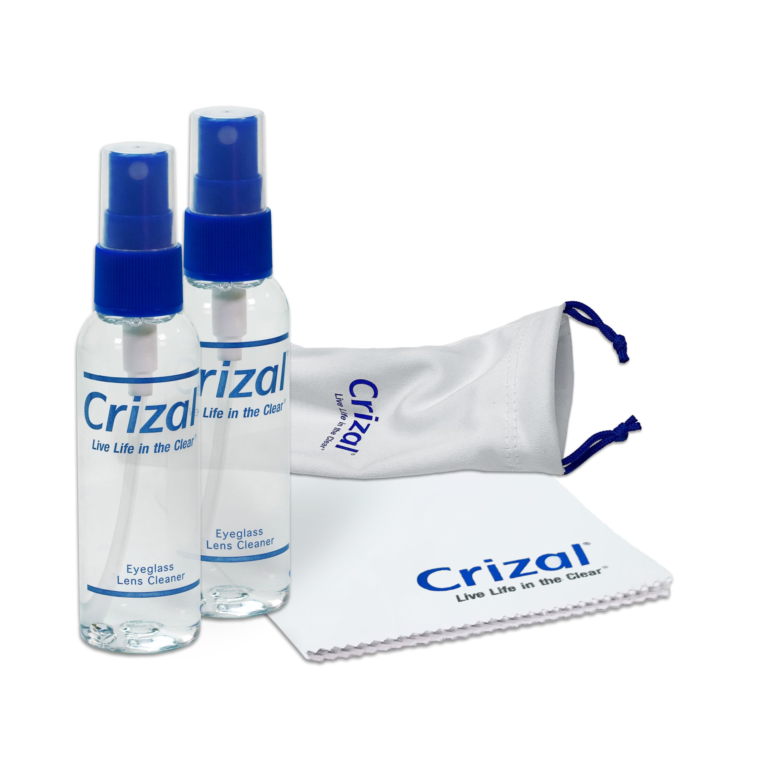 Crizal – flaconnettoyage AR deux onces, dissout les huiles pour des lentilles plus nettes.