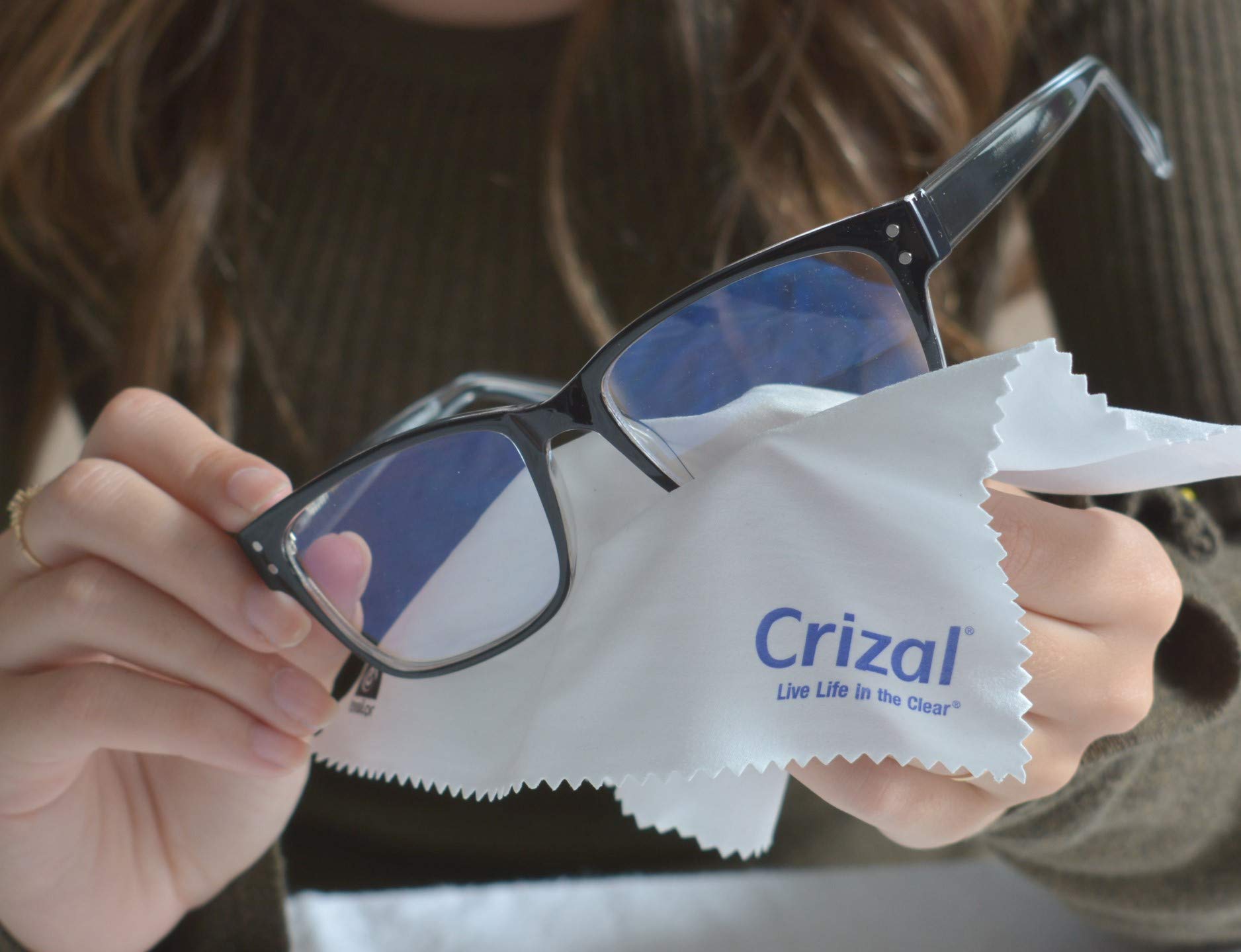 Crizal coffret emballage: ensemble tout-en-un.