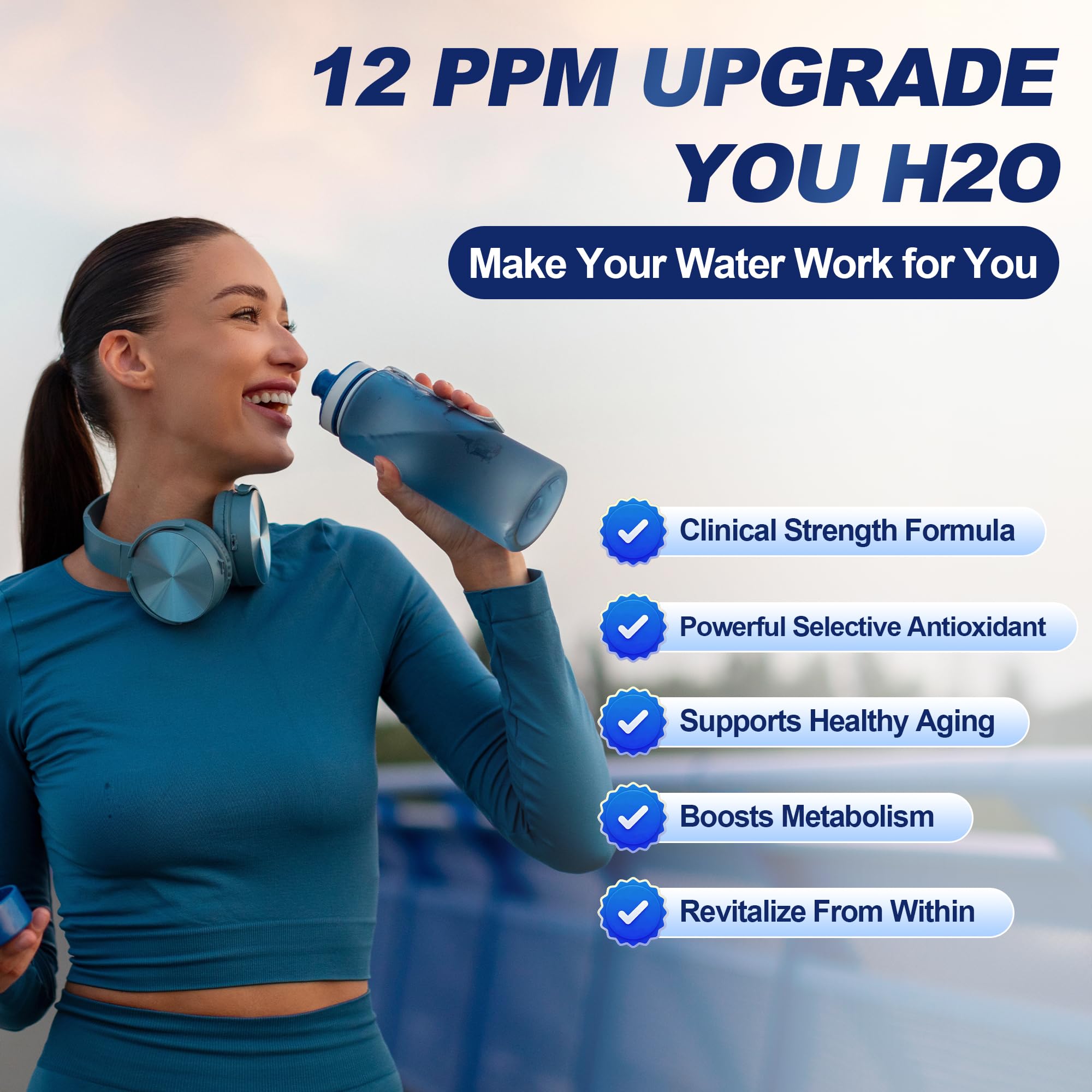 Hydratation post-entraînement avec Crobirware et magnésium.
