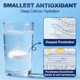 Effervescence rapide des tablettes Crobirware dans l'eau.