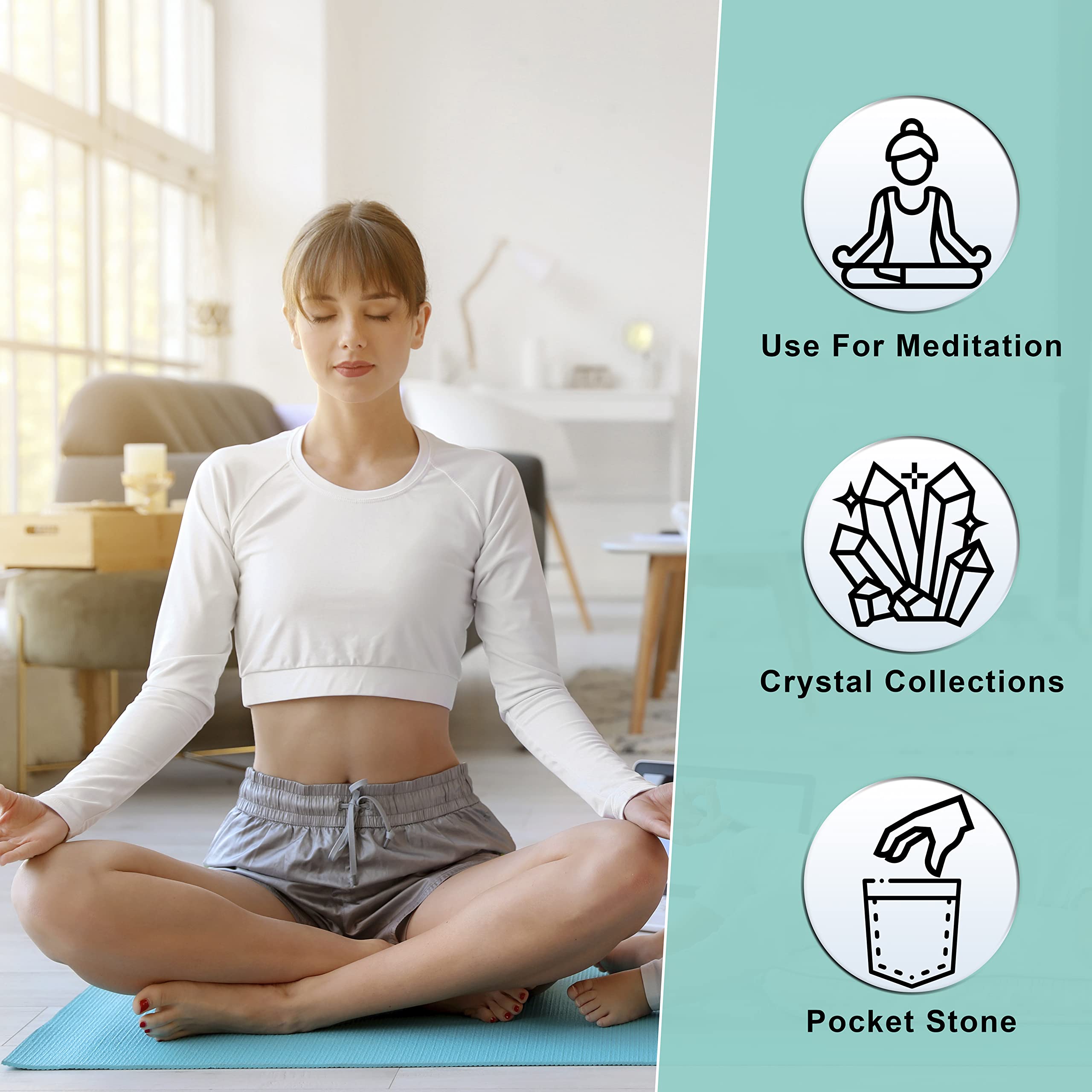 Crocon amazonite, cadeau bien-être parfait pour femmes, apportant lumière et positivité.