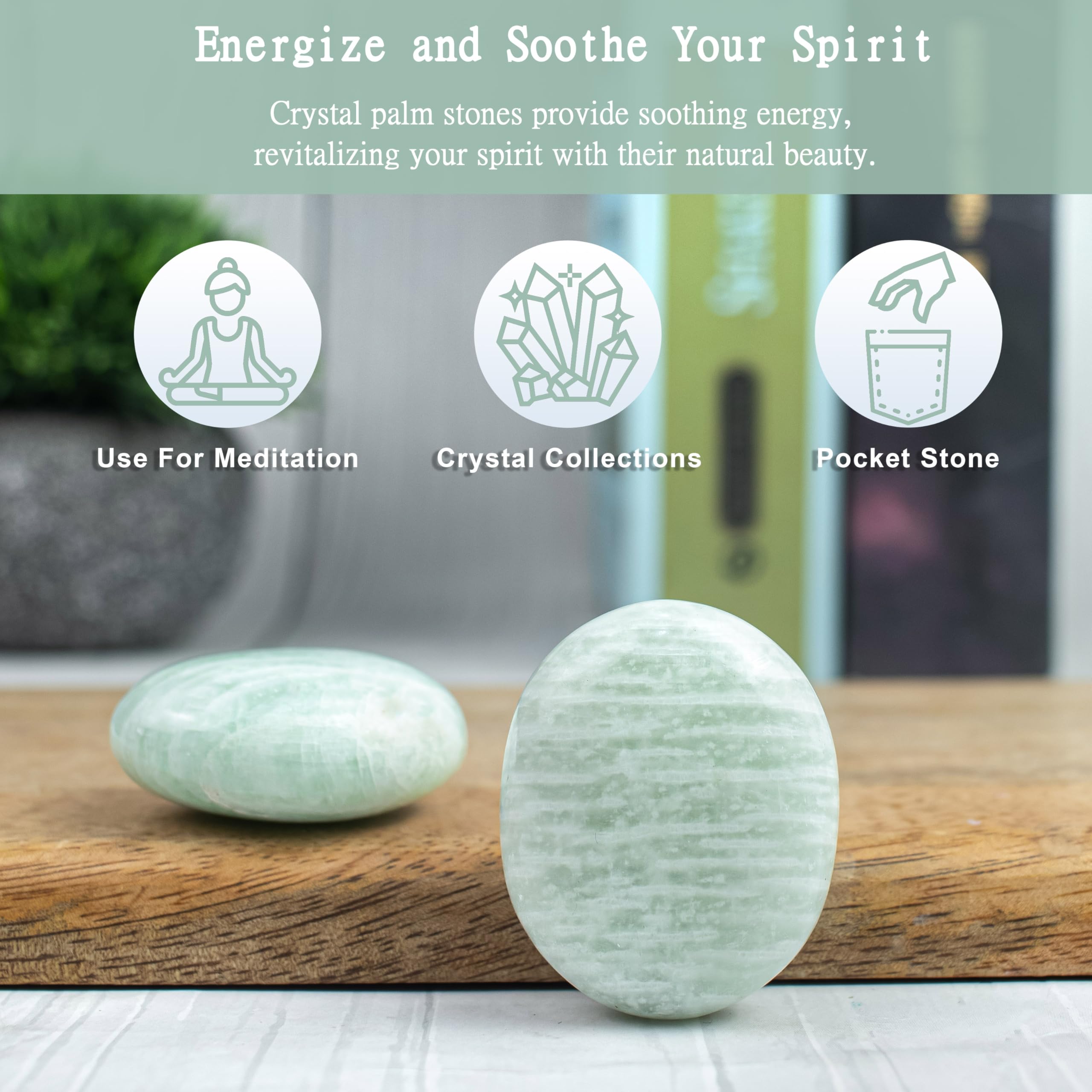 Crocon amazonite, pierre de méditation utile pour concentration et énergie positive.