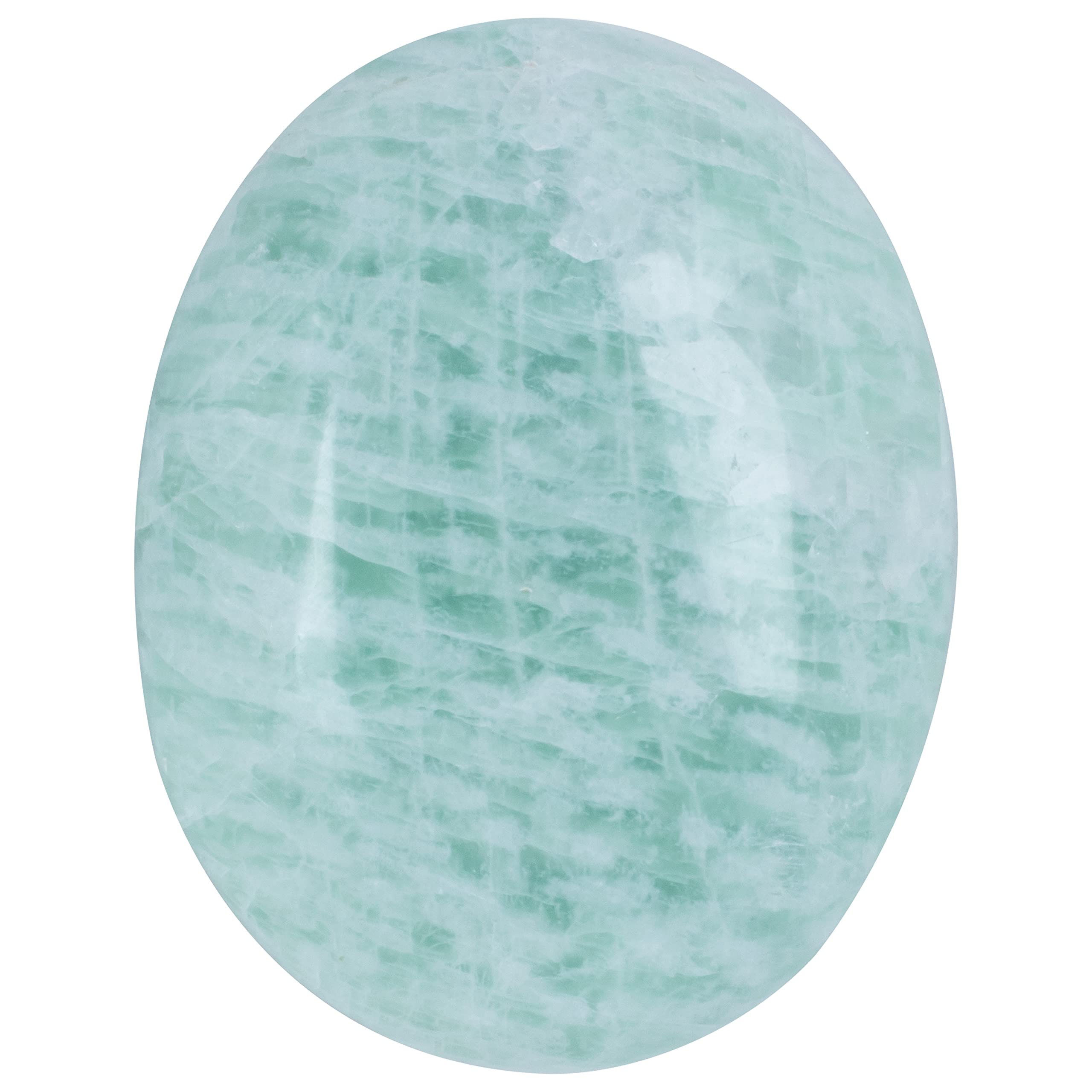 Crocon amazonite, pierre palmaire 50 mm prête pour le rituel d'équilibre.
