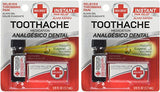 Contenu du kit douleur dentaire Croix-Rouge, doses simples et faciles à utiliser.