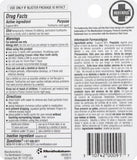 Étiquette du kit médicament dentaire Croix-Rouge, instructions claires et faciles.
