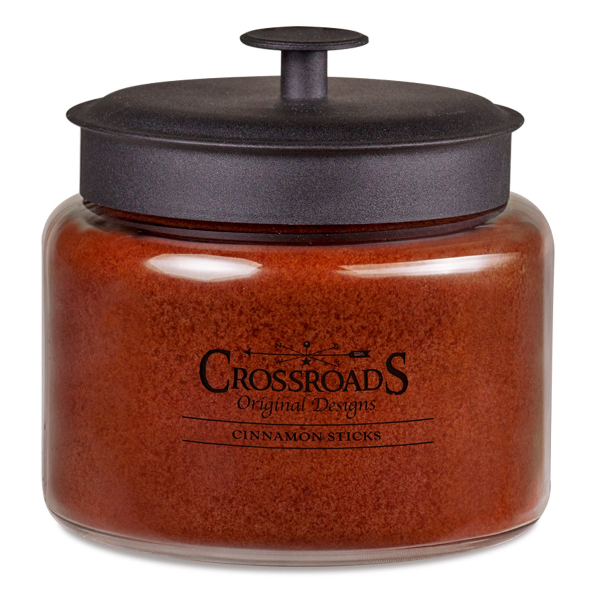 Bougie Crossroads Cannelle avec 4 mèches, parfum chaleureux pour ambiance à la maison
