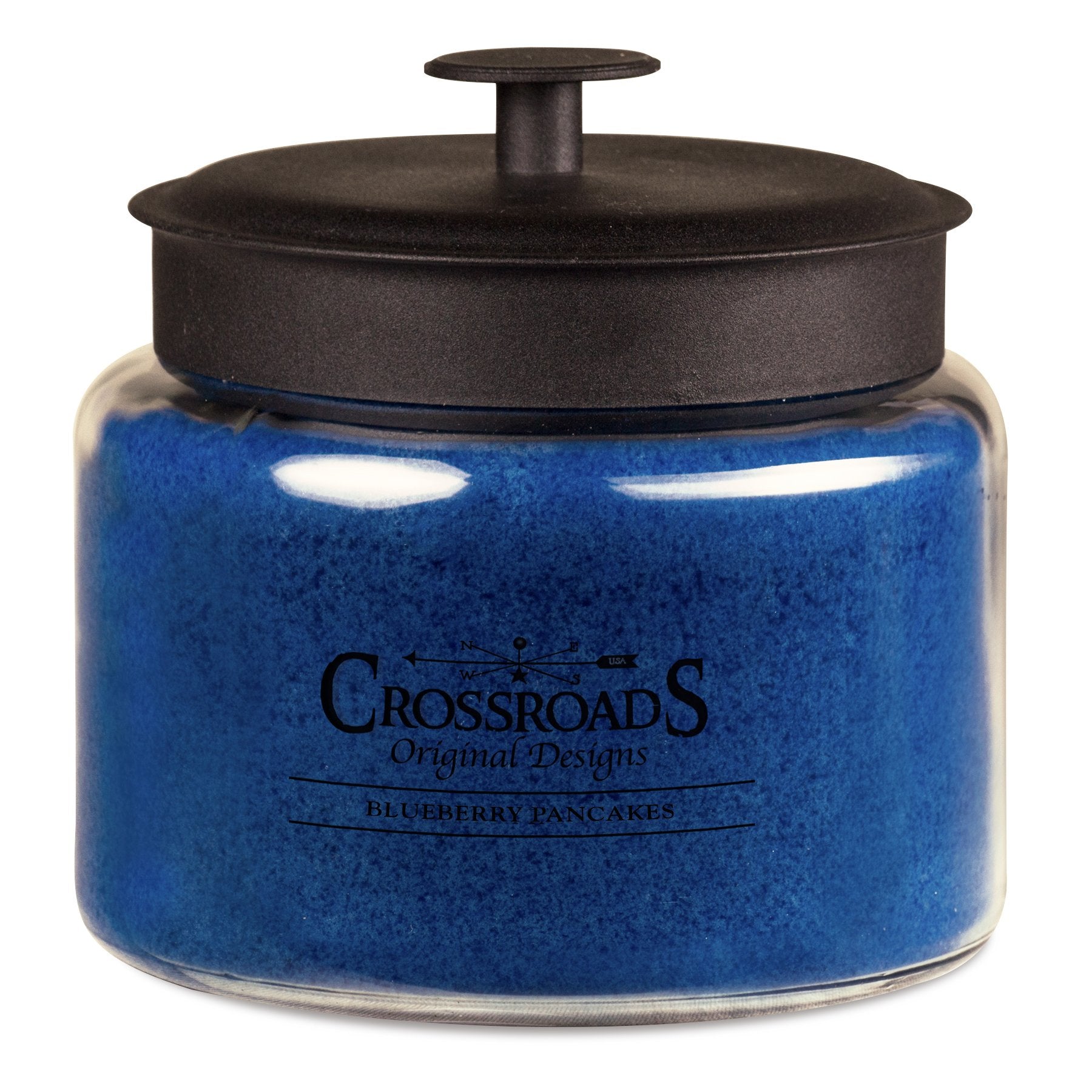Bougie Crossroads Crêpes Myrtilles 64 oz pour une ambiance chaleureuse et parfum durable.