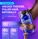 Crotar Origins DHT Blocker: huile de graines de citrouille pour nourrir les cheveux.
