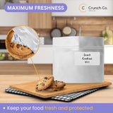 Absorbeurs Crunch Co. 500cc et sachet de rangement sécurise le stockage