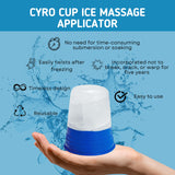 Cryocup: outil polyvalent pour massage-glace à domicile ou en clinique.