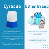 Cryocup: utilisation pour stimulation sensorielle et relaxation par le froid.