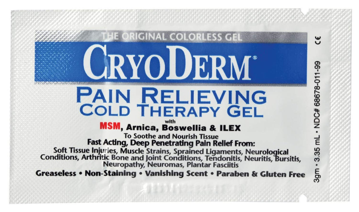 CryoDerm sachets gel liquide 3 g, application ciblée après l’effort