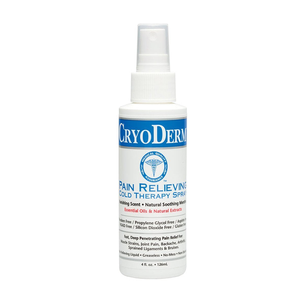 CryoDerm Spray froid 4oz, rafraîchissement ciblé pour l'entraînement et récupération légère