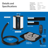 CryoForce CF-1 utilisation domestique pratique, rangement simple et transport facile.