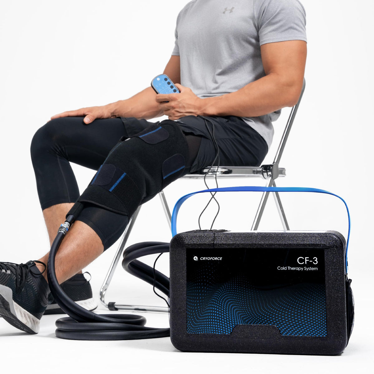 CRYOFORCE CF-3 Pro réservoir isolé 16,8 qt pour thérapie par le froid.