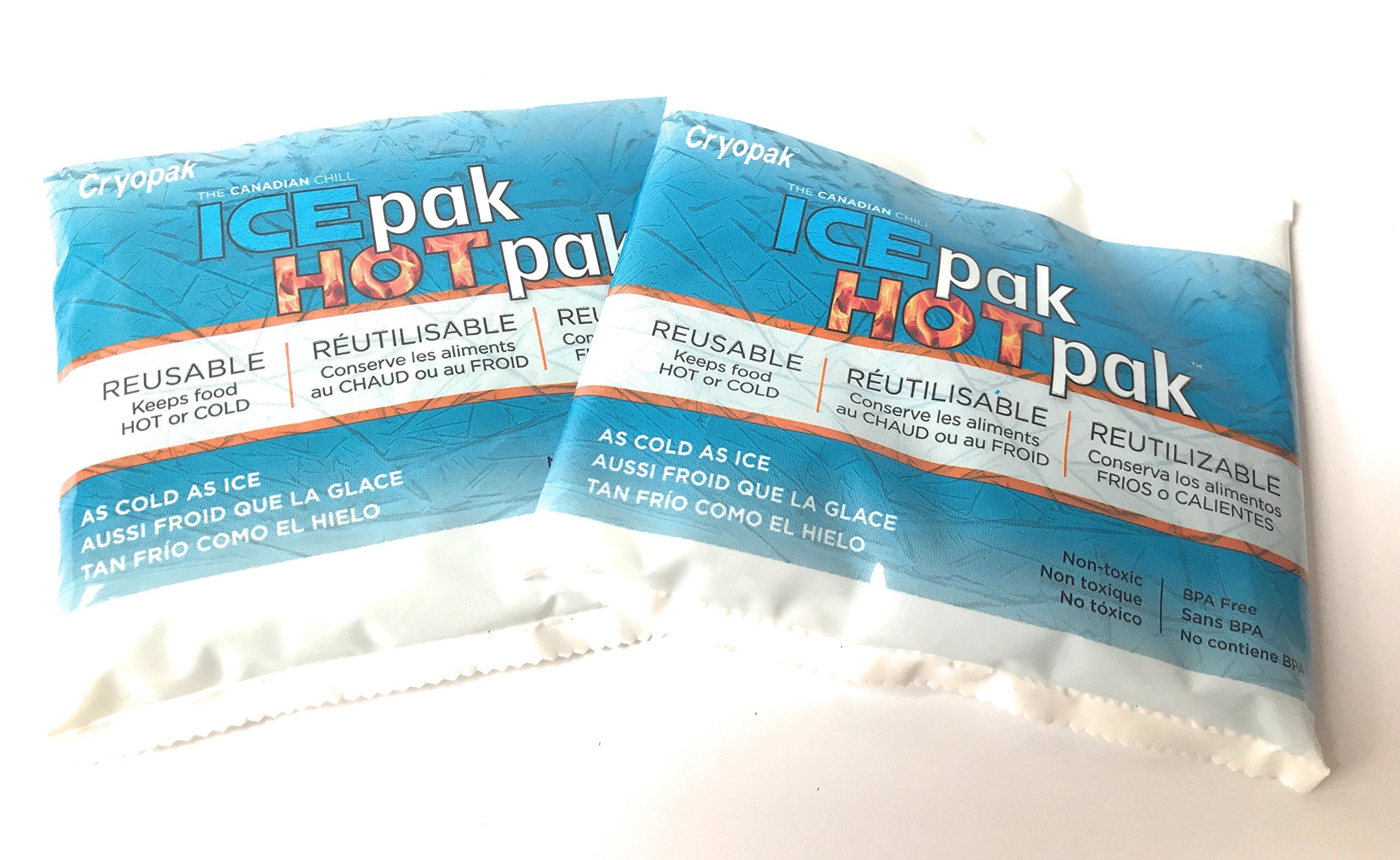 Cryopak conservation longue durée des repas pour les sorties.