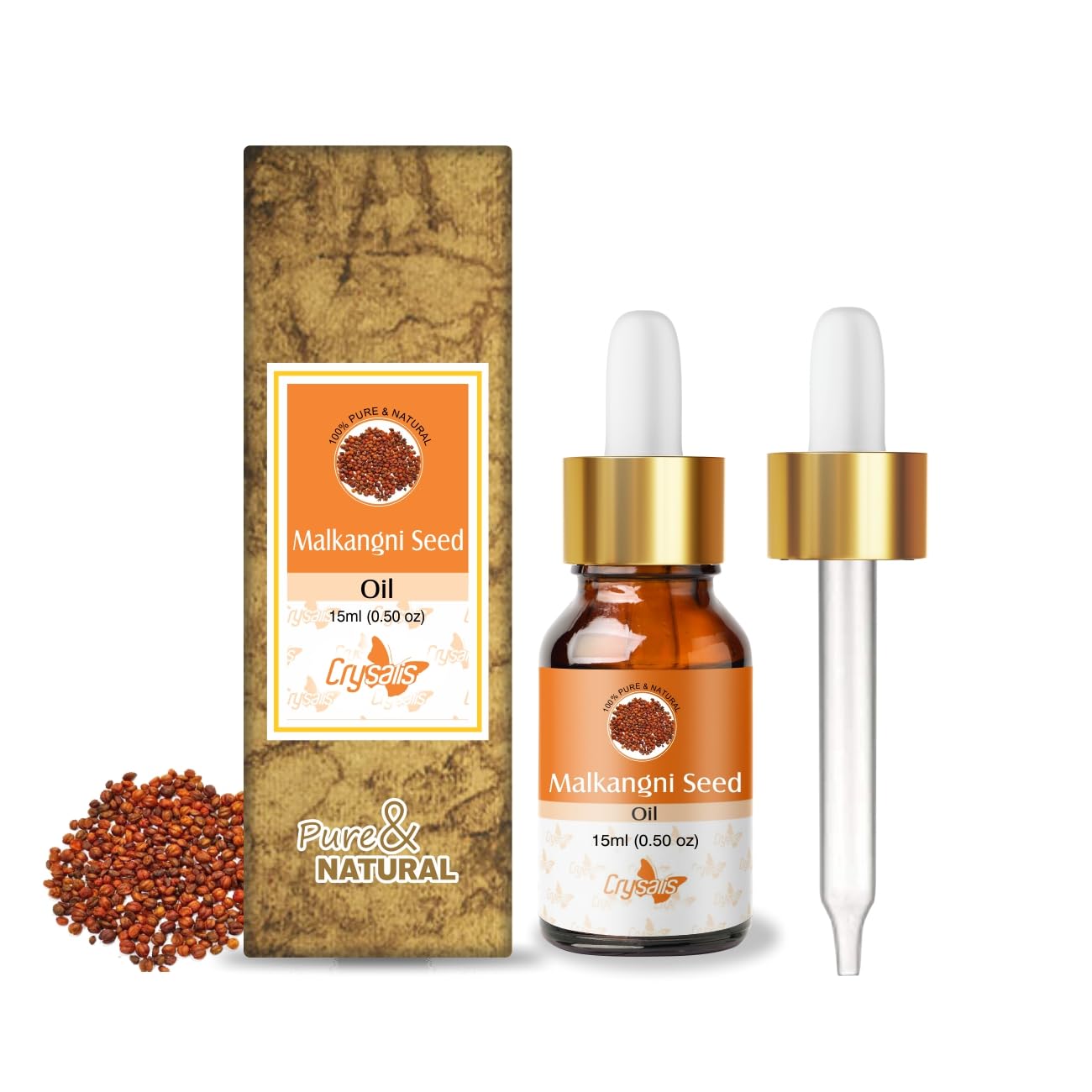 Crysalis huile Malkangni — bouteille pour massage et soin de la peau.