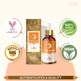 Huile Crysalis en flacon, idéale pour massages relaxants.