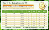Utilisation textile douce avec l huile d herbe à chat Crysalis