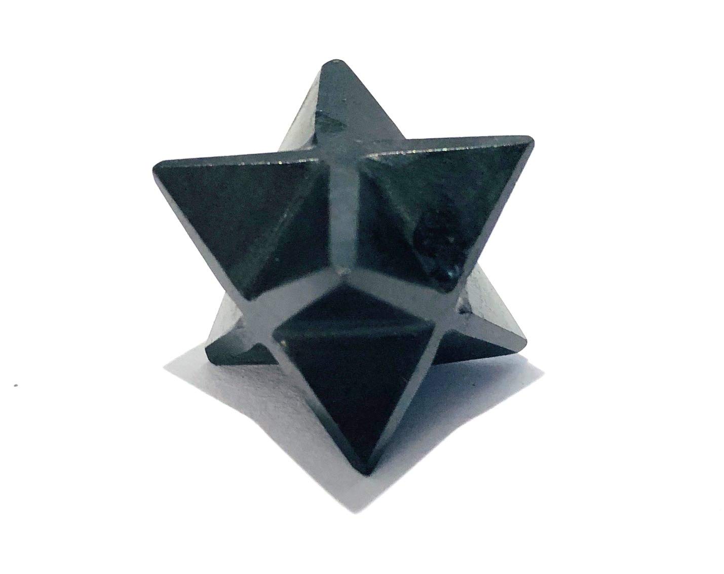 CRYSTALMIRACLE Merkaba tourmaline noire – énergie protectrice et centrage spirituel