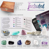 Crystalya ensemble d’outils: sélénite et bâtonnet de sauge pour purification.
