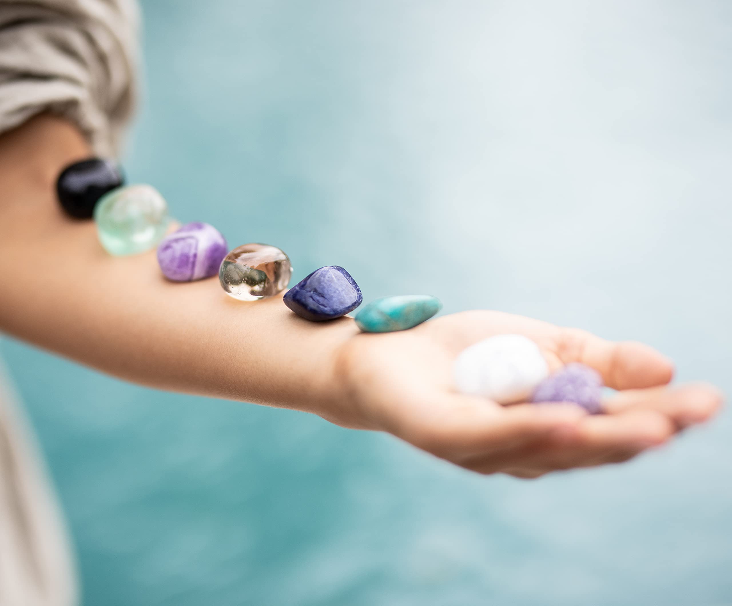 Crystalya sodalite et quartz fumé, duo protecteur et focalisation douce.