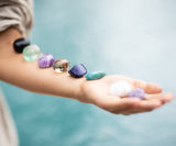 Crystalya sodalite et quartz fumé, duo protecteur et focalisation douce.