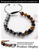 Crystery bracelet homme protection-double: énergie associée à deux pierres précieuses.