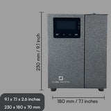 Cube Aroma CA-500S design noir moderne pour espaces professionnels et domestiques