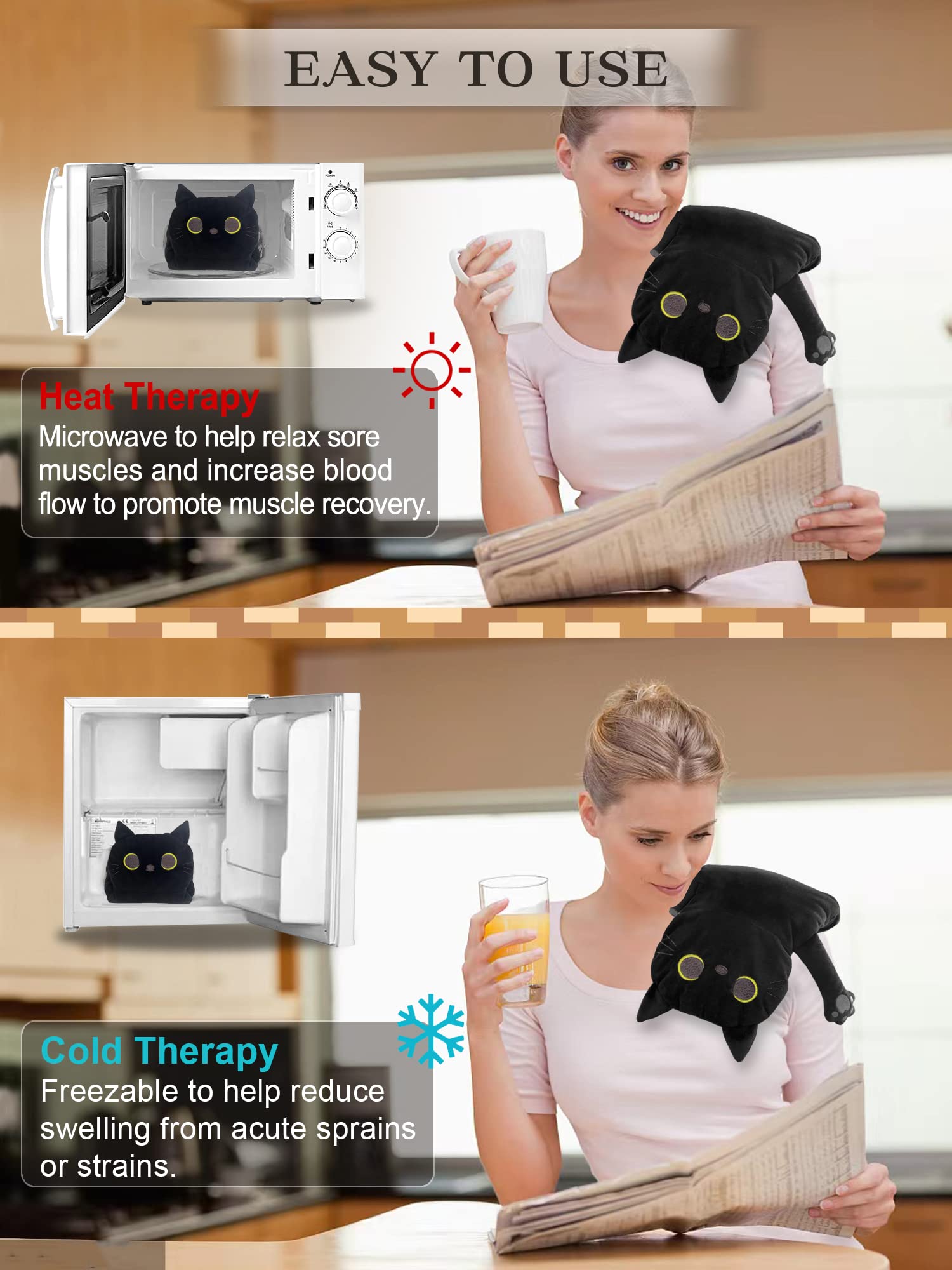 Cadeau design chat noir, idéal pour les amateurs de déco et de bien-être