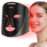 CUEME masque lumière rouge visage pour un soin à domicile efficace.