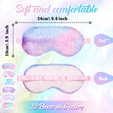 Masque yeux Cuffbow douceur peluche, confort optimal à la maison.