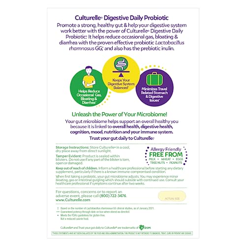 Culturelle gélules - prise simple avec eau pour routine digestive.