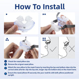 CUORD coussin nasal AirFit P10 conçu pour les mouvements nocturnes et le sommeil
