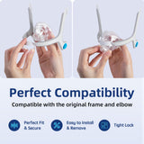 CUORD coussin nasal AirFit N20 – silicone médical sans odeur pour toutes les peaux.