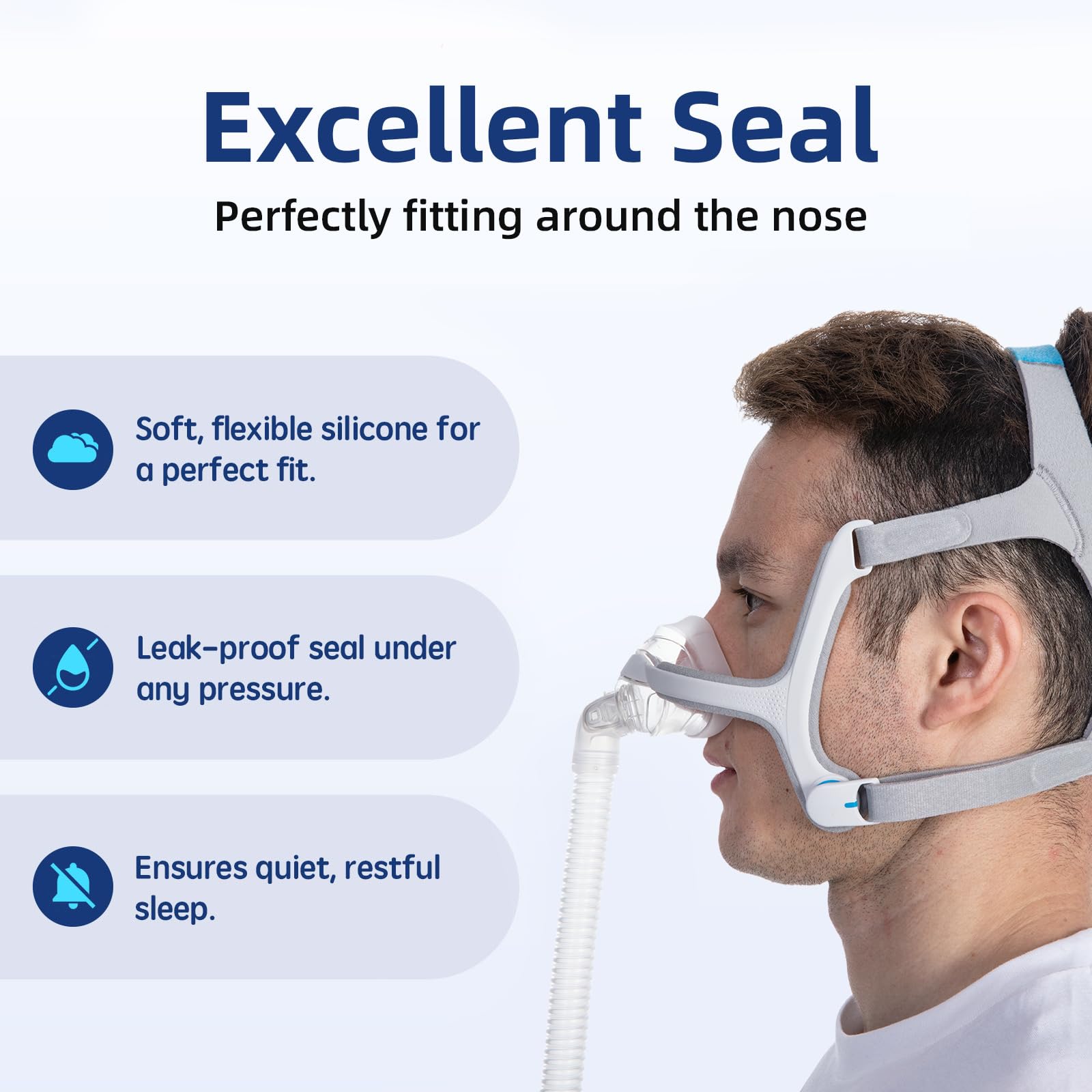 CUORD coussin nasal AirFit N20 – nettoyage facile et maintenance simple.
