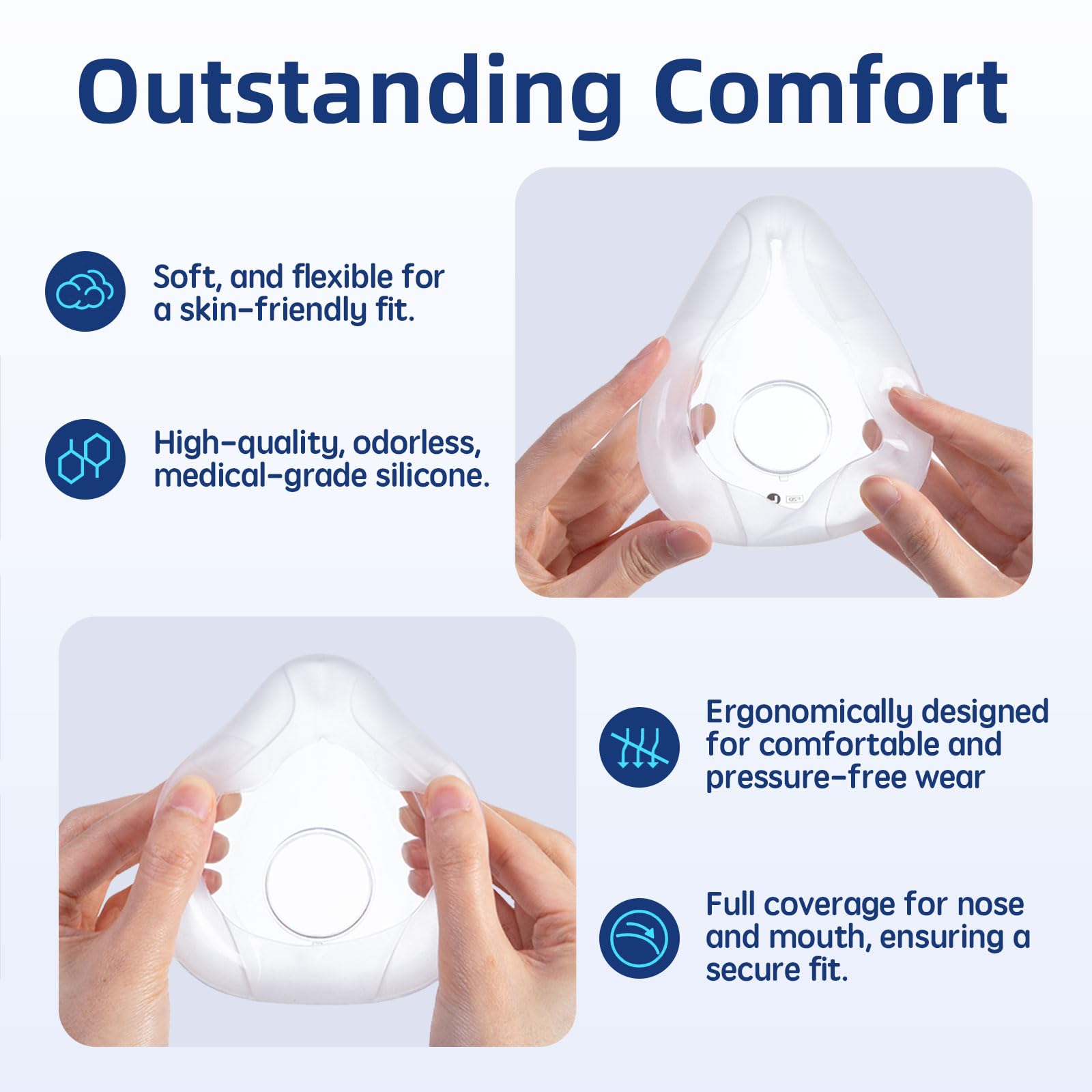 CUORD durabilité AirFit F20 – coussin robuste après plusieurs lavages.