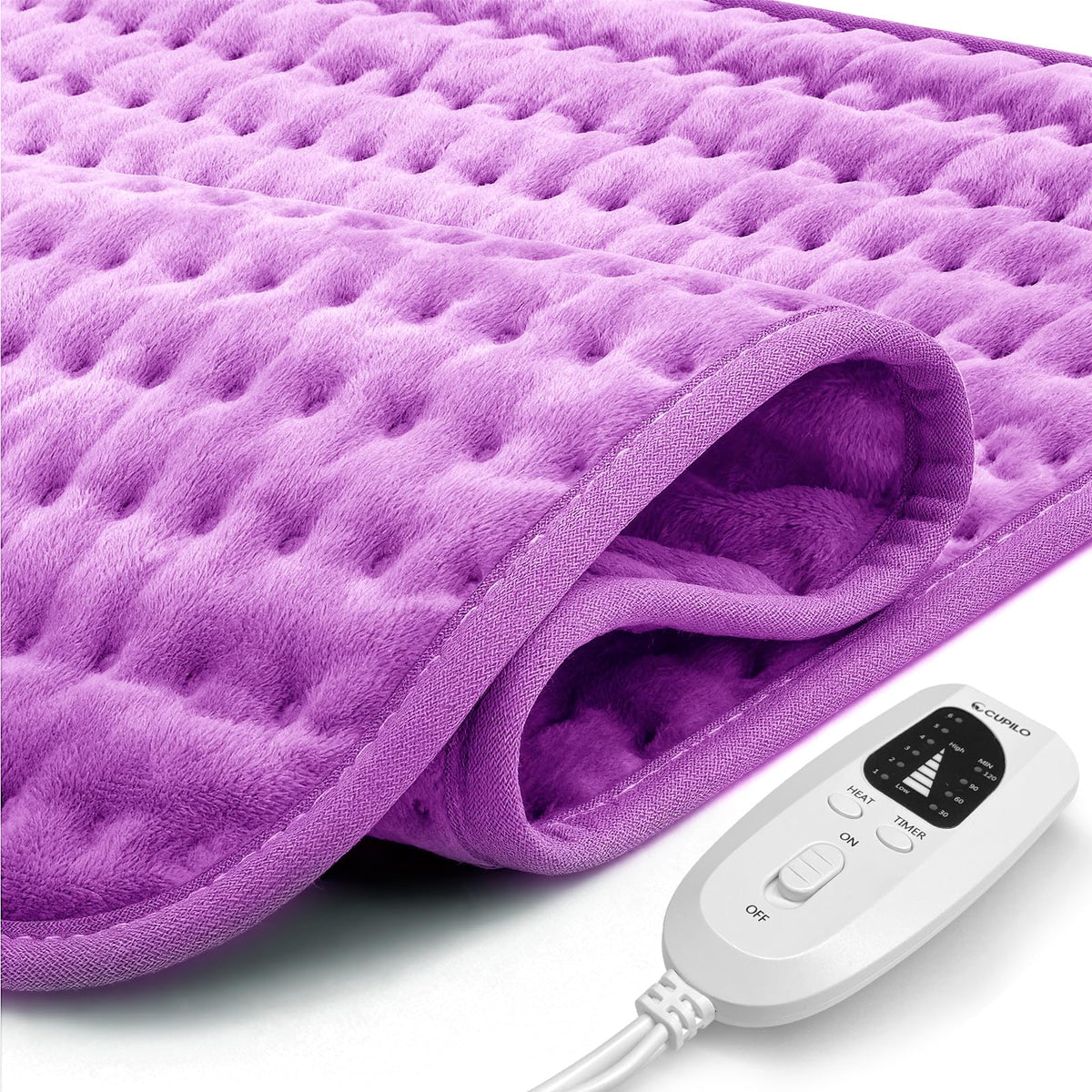 CuPiLo Chauffe-dos XXXL 17x33 pouces, couverture complète et chaleur enveloppante.