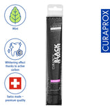 Curaprox Charbon actif – vue avant/apres pour un sourire plus clair.