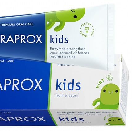 Curaprox dentifrice enfants 1450 – développé et fabriqué en Suisse.