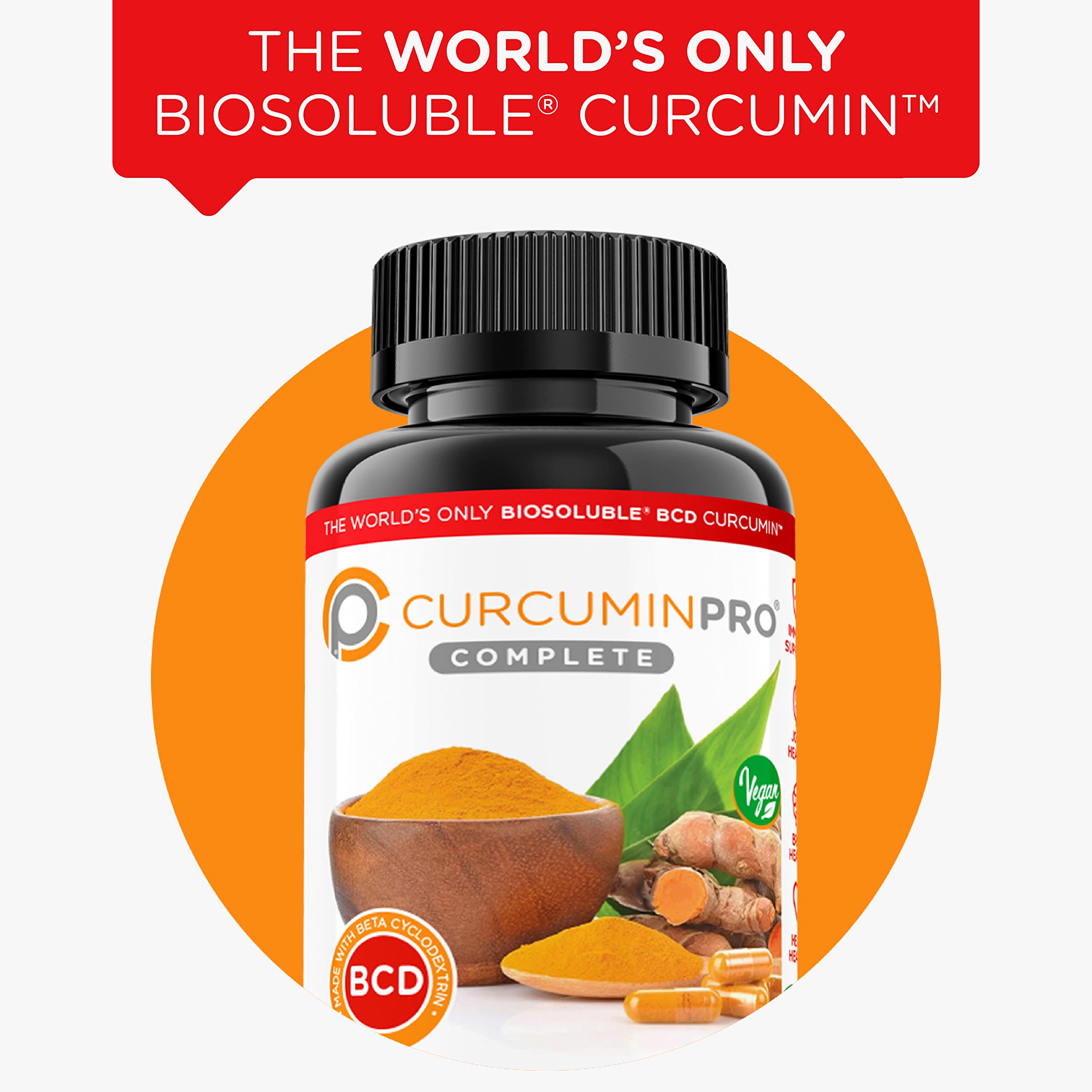 Zoom sur l'étiquette CurcuminPro BCD Complet, informations de dosage et origines