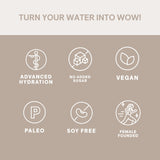 Cure Hydration - ingrédients à base de coco et fruits réels