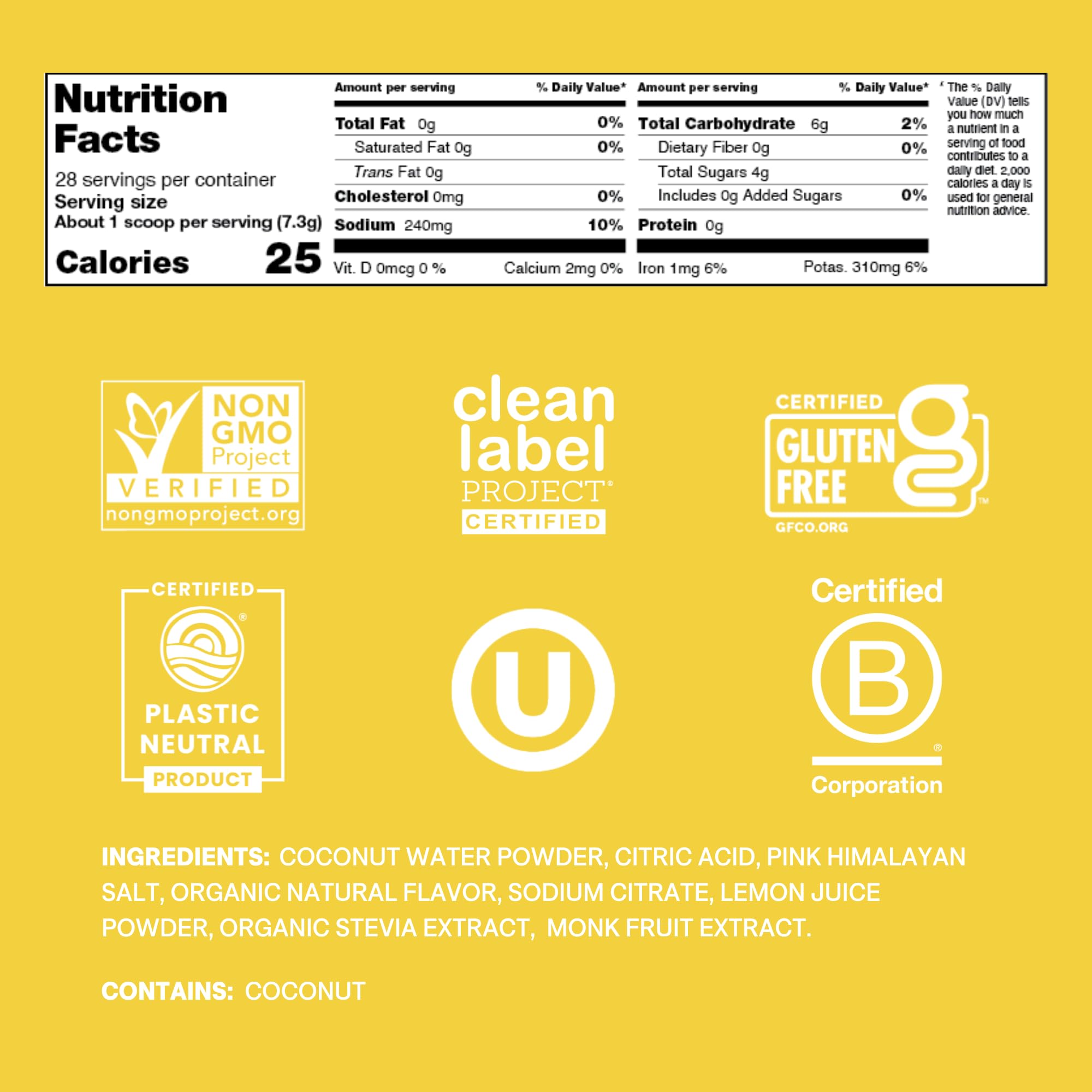 Cure Hydration - sachet pré-dosage: prêt à préparer une boisson.