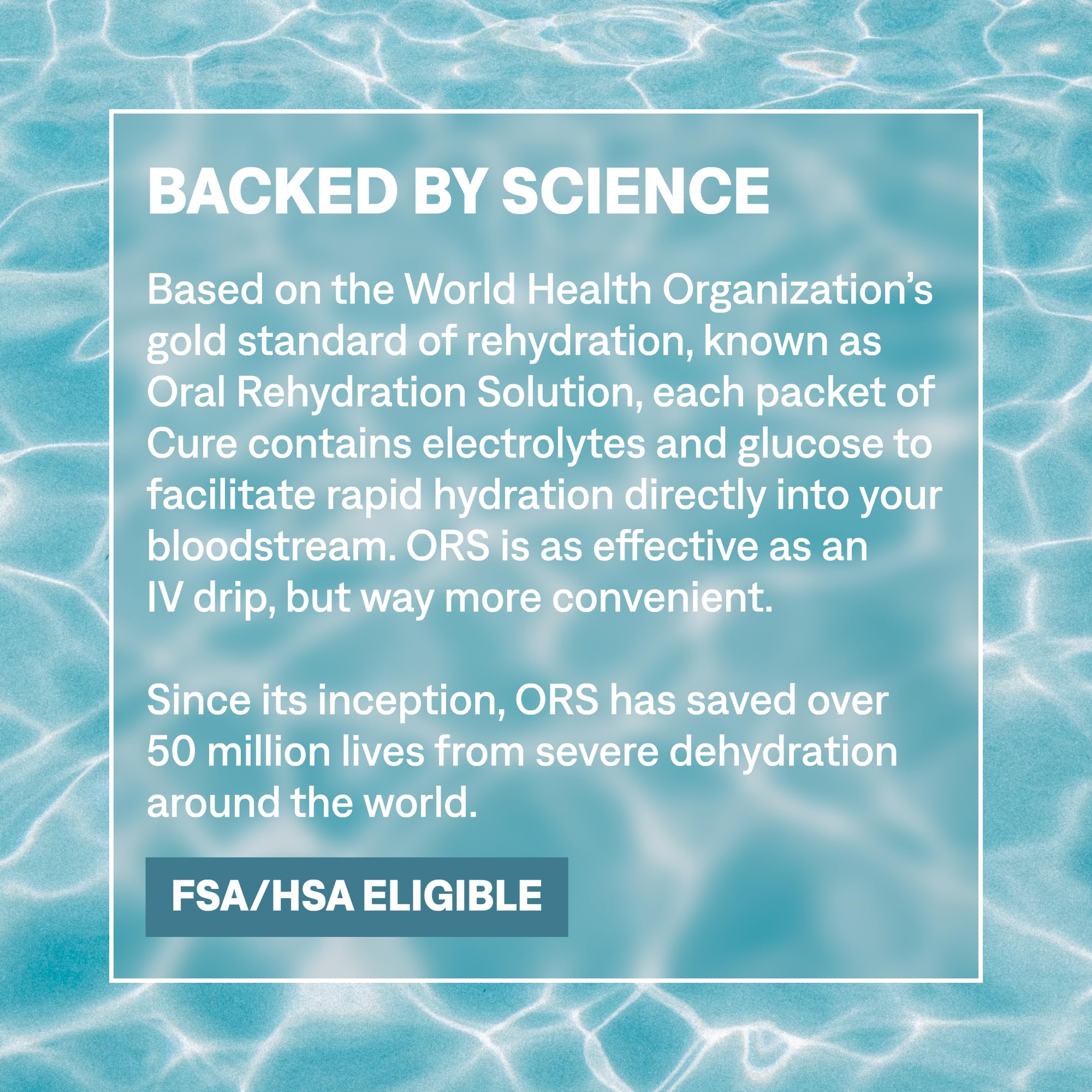 Cure Hydration – sans sucre ajouté, option hydratante légère et naturelle.