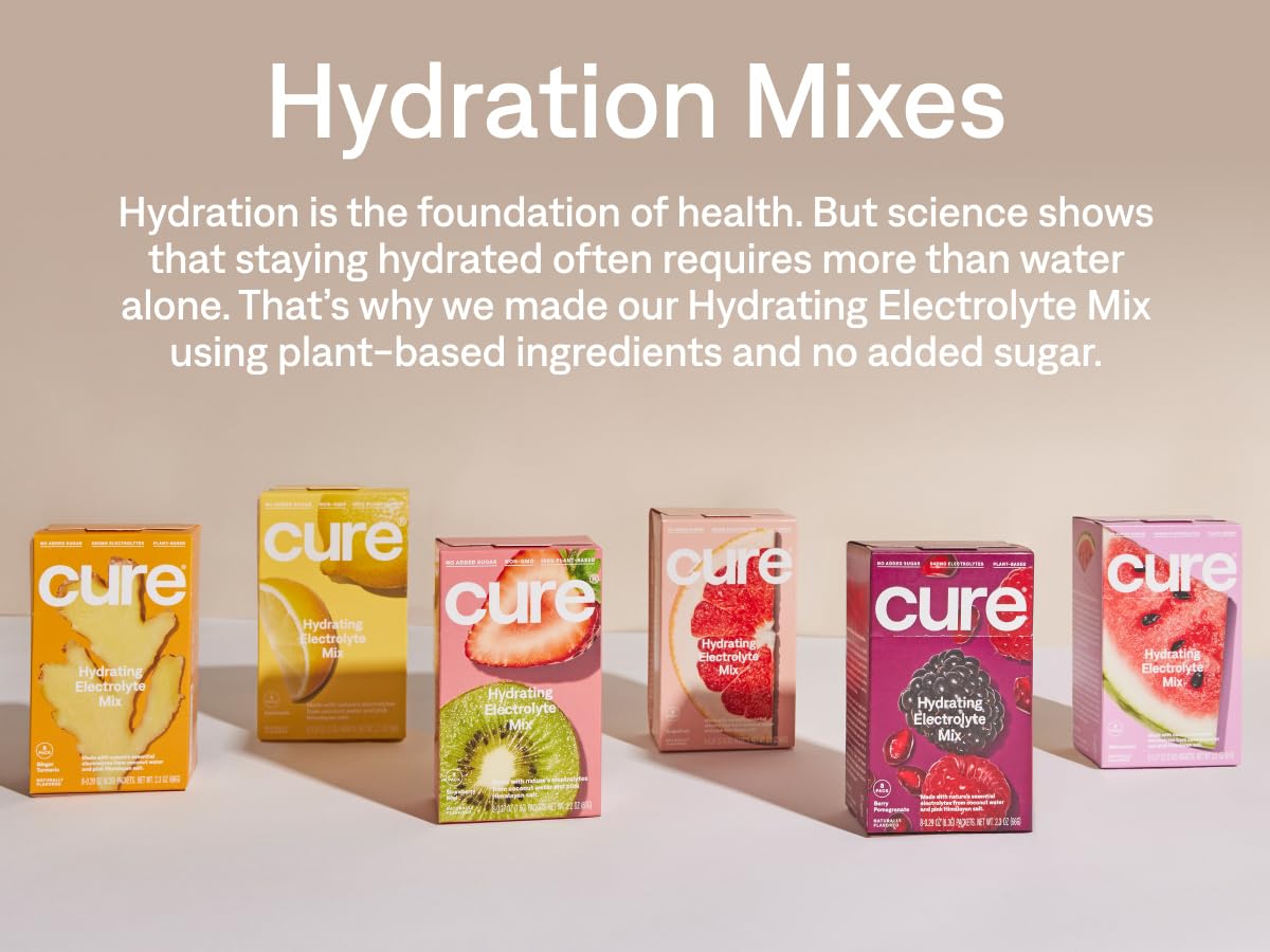 Cure Hydration sans sucre ajouté et sans édulcorants.
