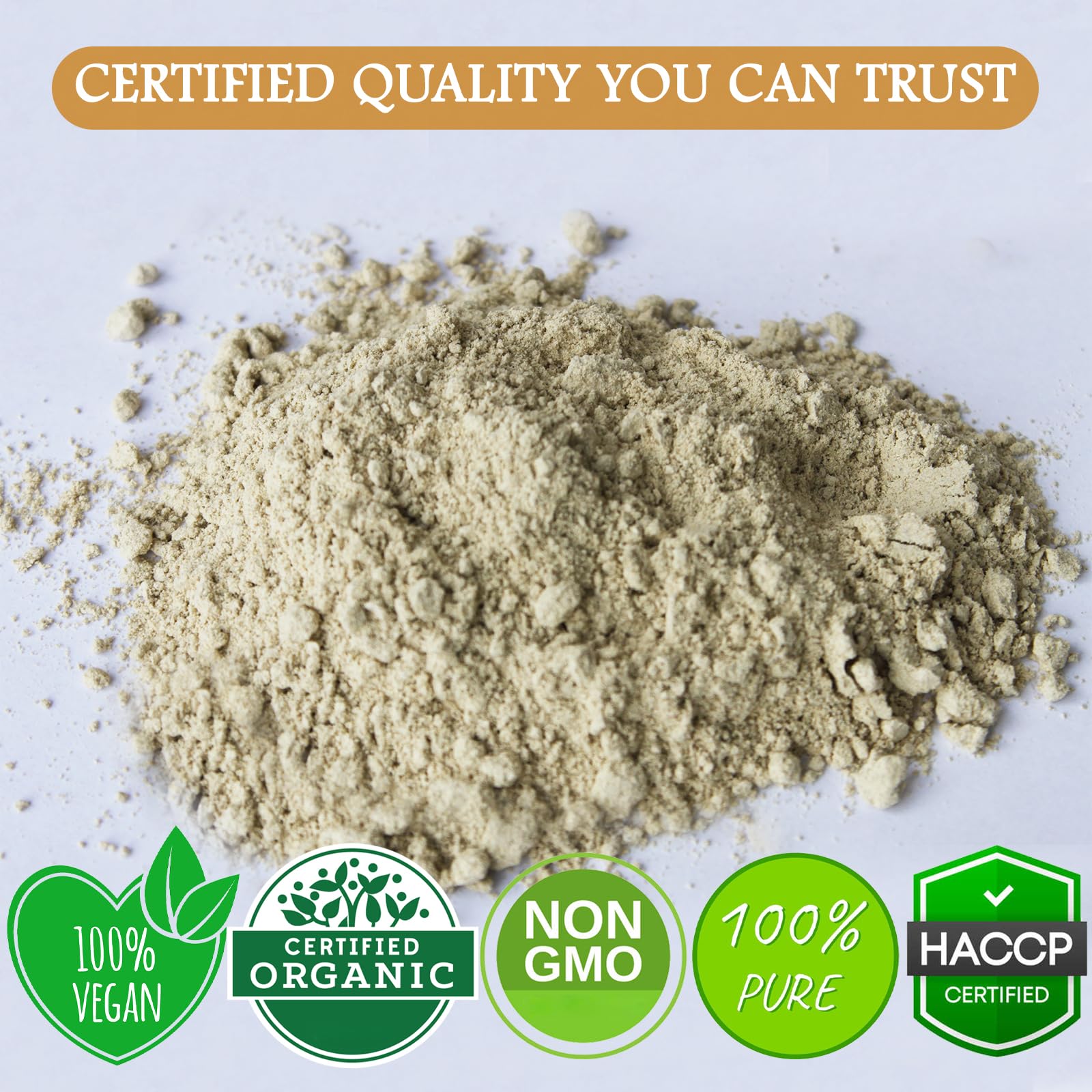 Cure Wid Pure - cuillère doseuse avec poudre guimauve pour un dosage facile.