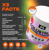 Cure24 Colostrum X3, bouteille poudre, mélange facile dans eau ou smoothie.