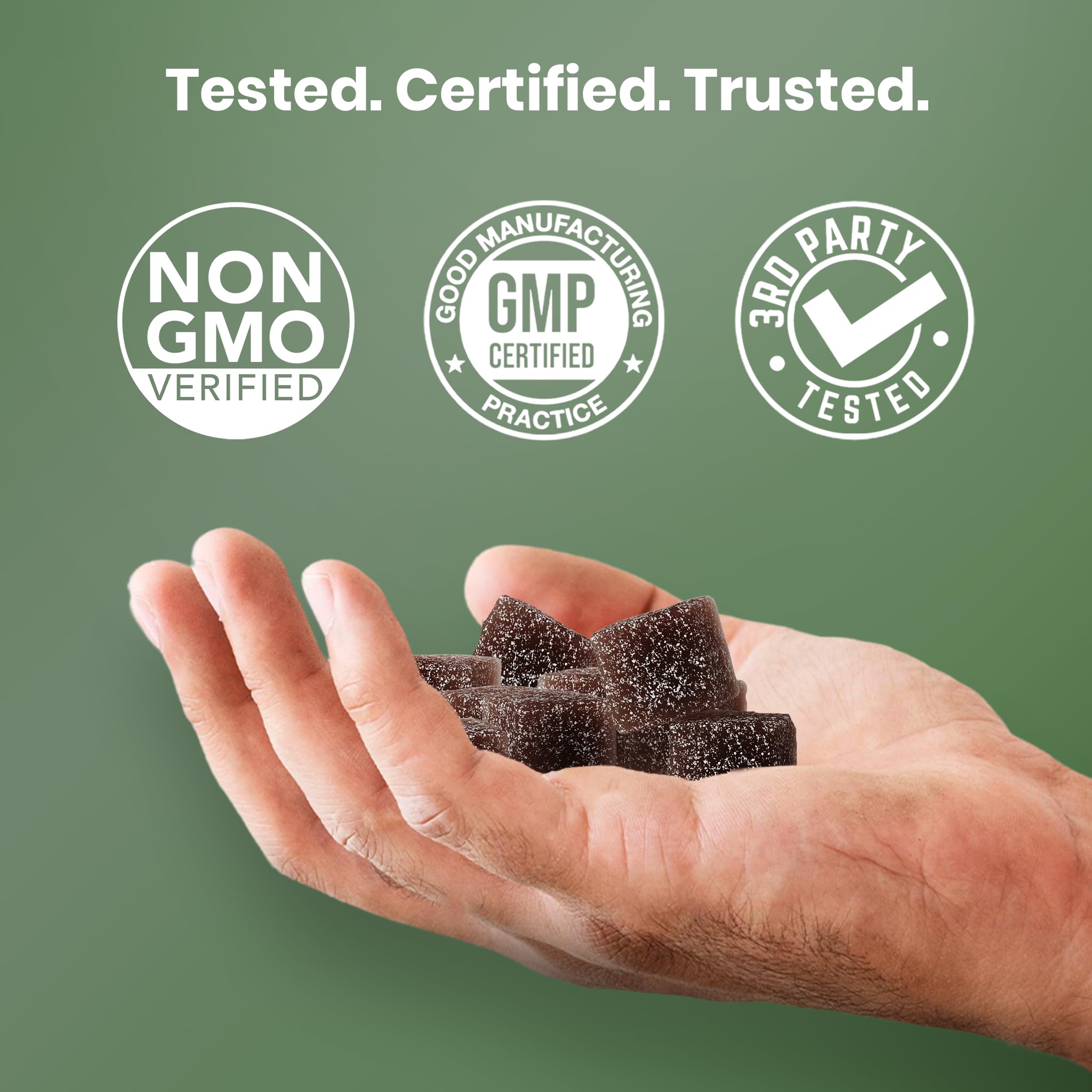 Bonbons gélifiés shilajit himalayen – potentiel soutien énergie.